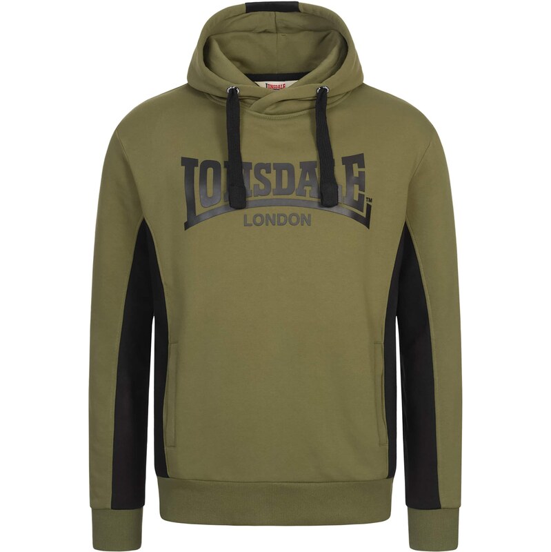 LONSDALE Mikina olivová / čierna 66621606
