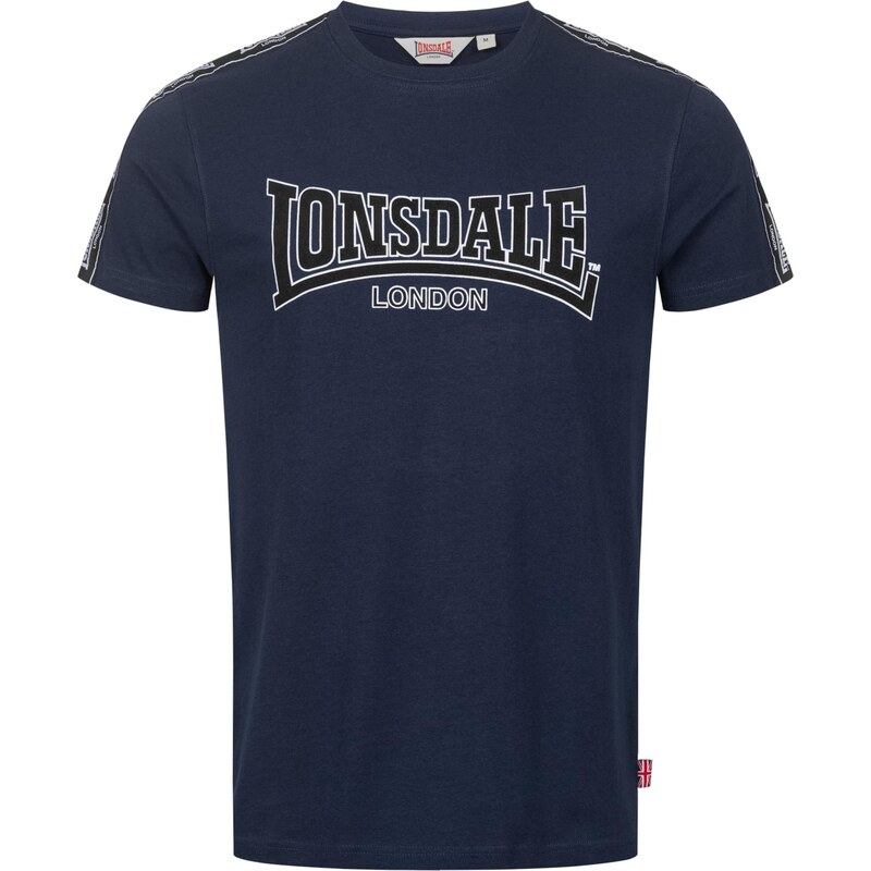 LONSDALE Tričko Vementry tmavomodrá / čierna / biela 66621642