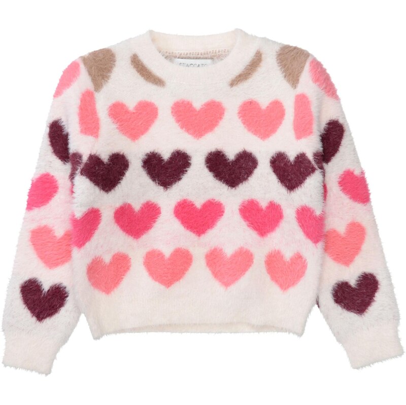 STACCATO Sveter krémová / tmavobéžová / baklažánová / ružová 66621702