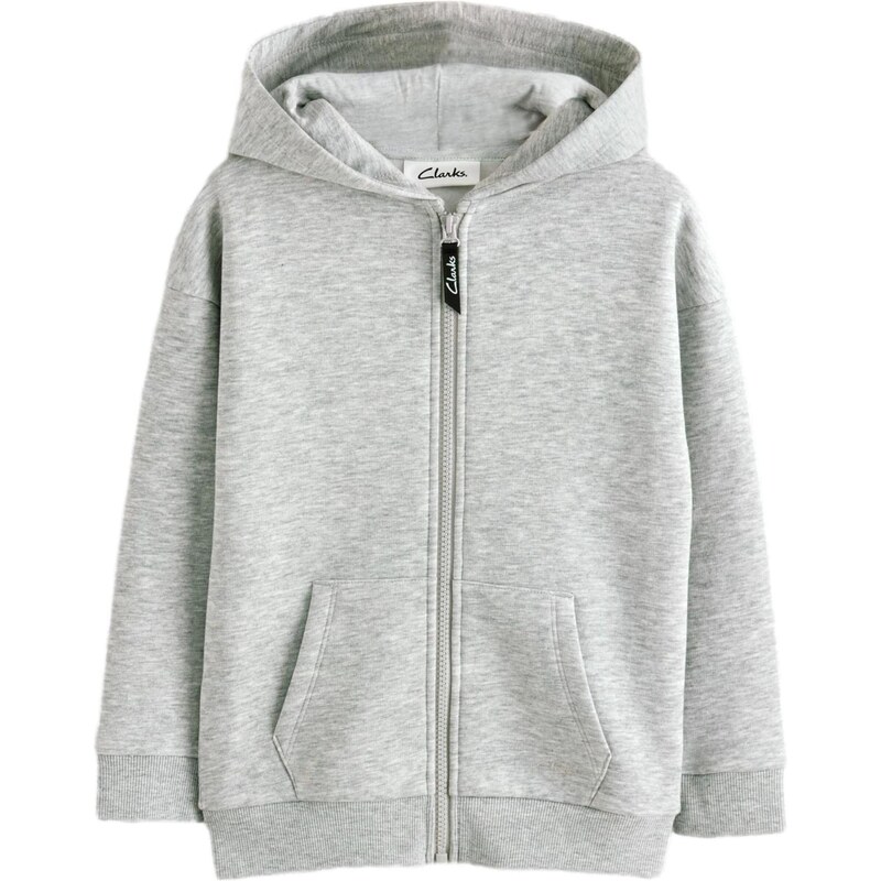 CLARKS Tepláková bunda sivá melírovaná 66621898