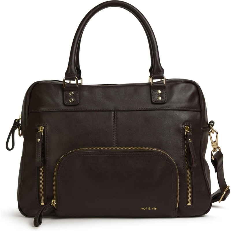 Nat&Nin Kabelka na rameno Macy čokoládová 66621918