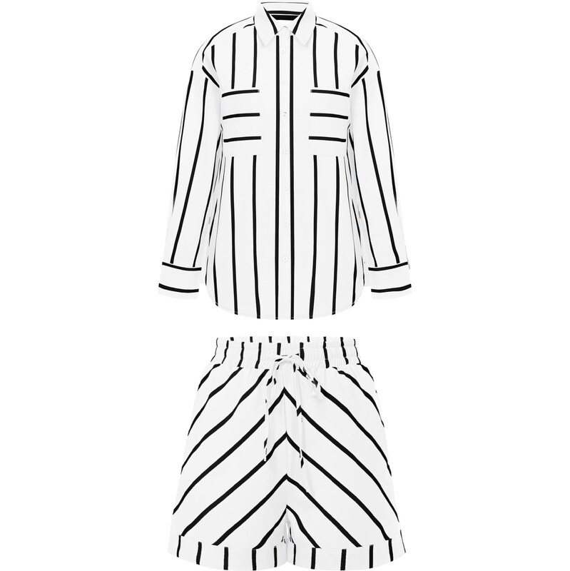 Imily Bela Kraťasy čierna / biela 66621919