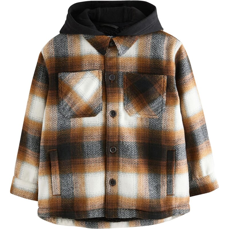 Next Prechodná bunda nebielená / hnedá / čierna 66622013