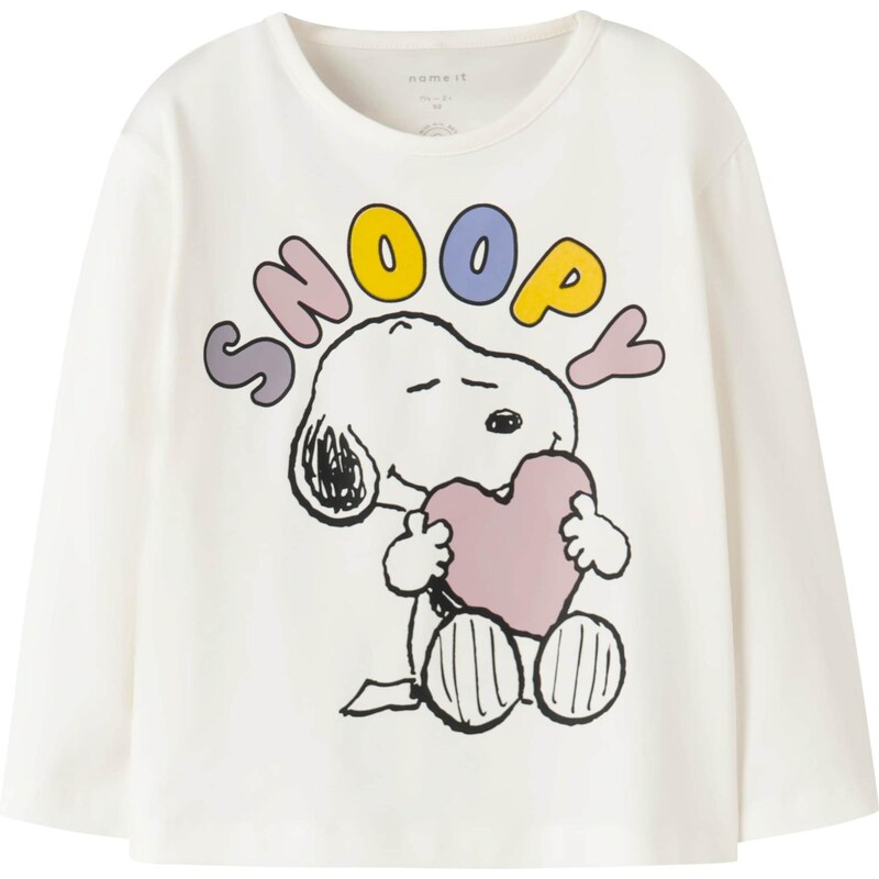 NAME IT Tričko NMFDREMA SNOOPY žltá / svetlofialová / čierna / biela 66622056