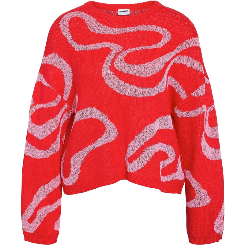 Noisy may Sveter NMKOURTNEY malinová / svetloružová 66622064