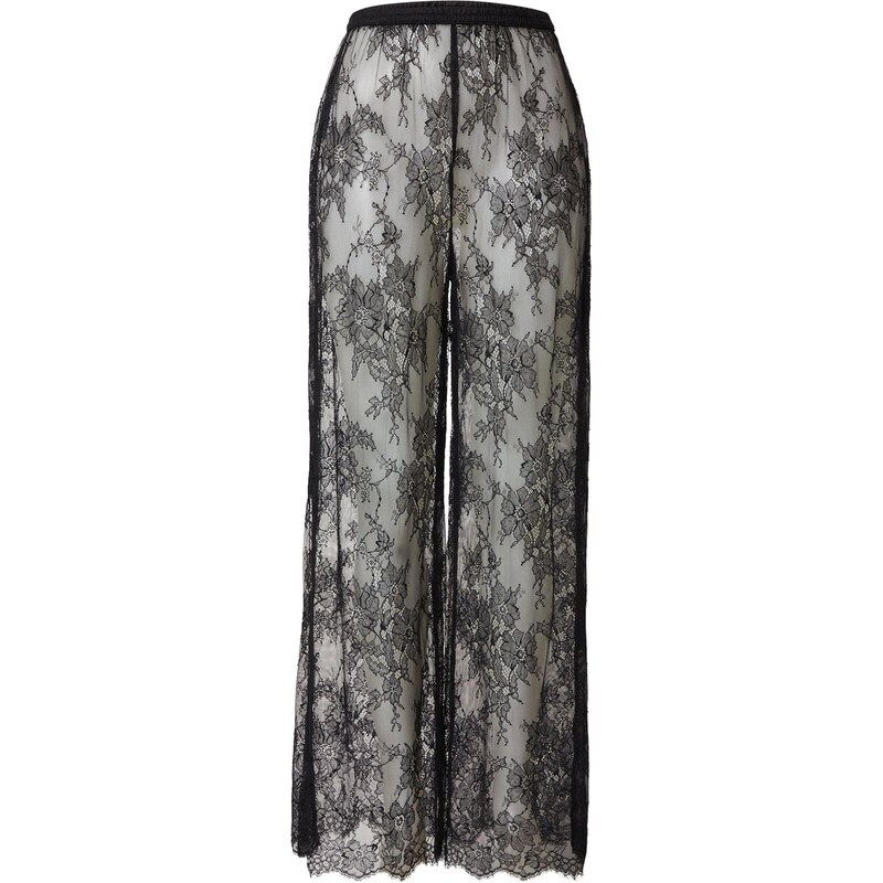 Hunkemöller Pyžamové nohavice Cecilia čierna 66622190