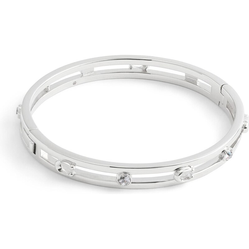 COACH Náramok striebornosivá / priehľadná 66622256