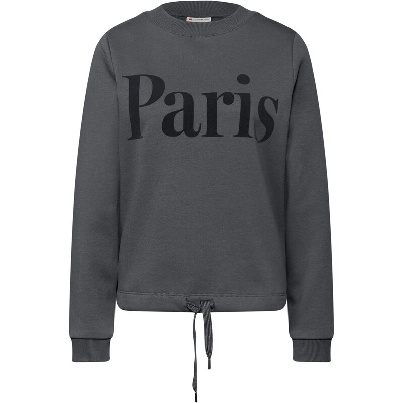 STREET ONE Mikina tmavosivá / čierna 66622320