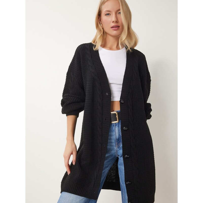Happiness İstanbul Kardigán čierna 66622366