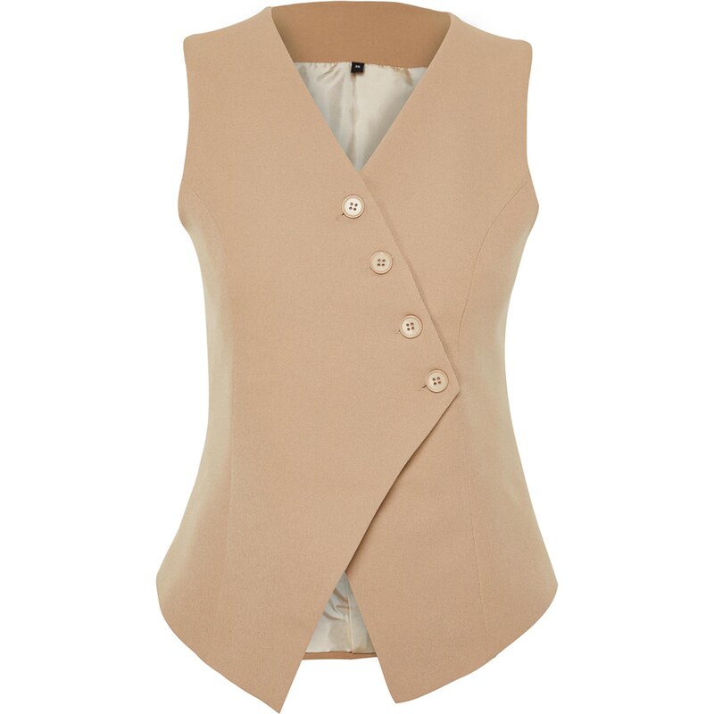 Trendyol Vesta k obleku béžová 66622392