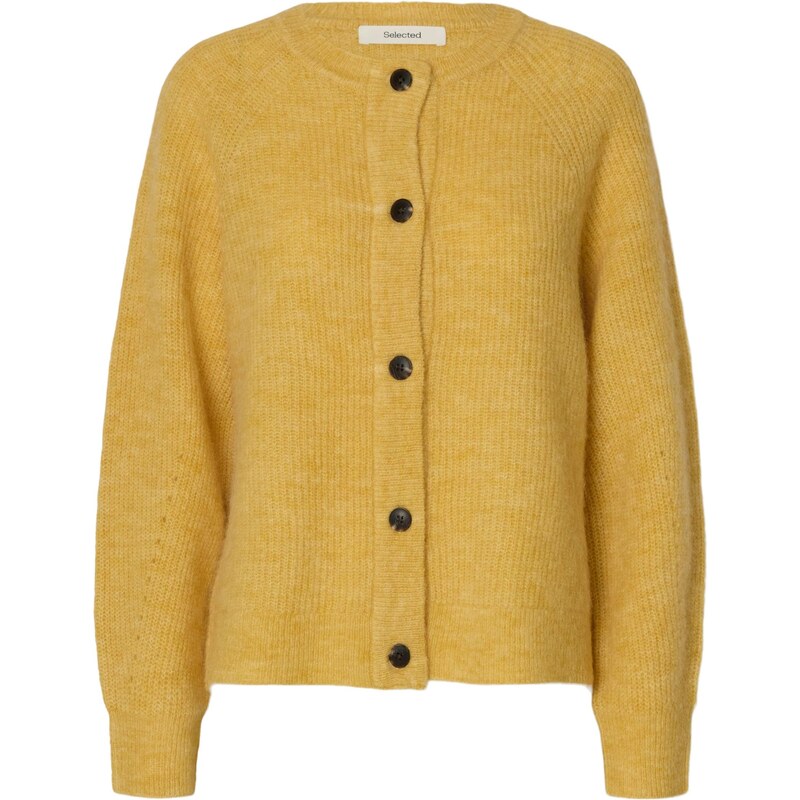 SELECTED Kardigán LULU žltá 66622431