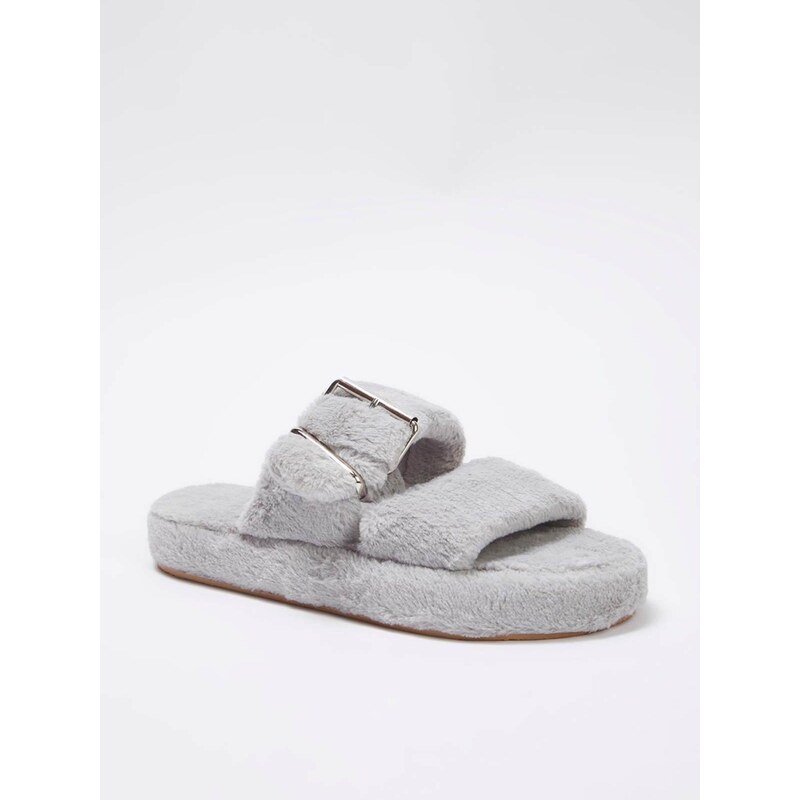 Trendyol Papuče sivá 66622516