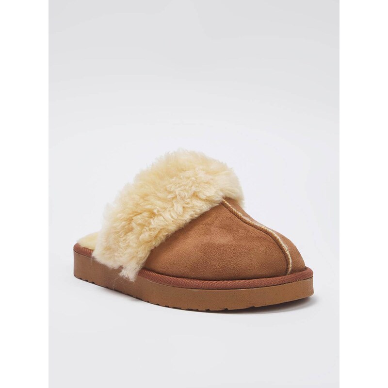 Trendyol Papuče farba ťavej srsti 66622538
