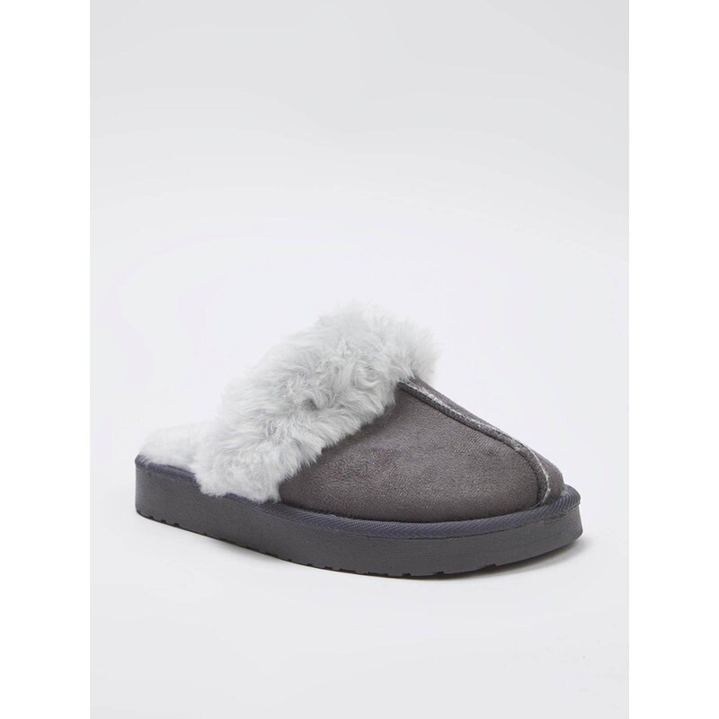 Trendyol Papuče tmavosivá 66622518