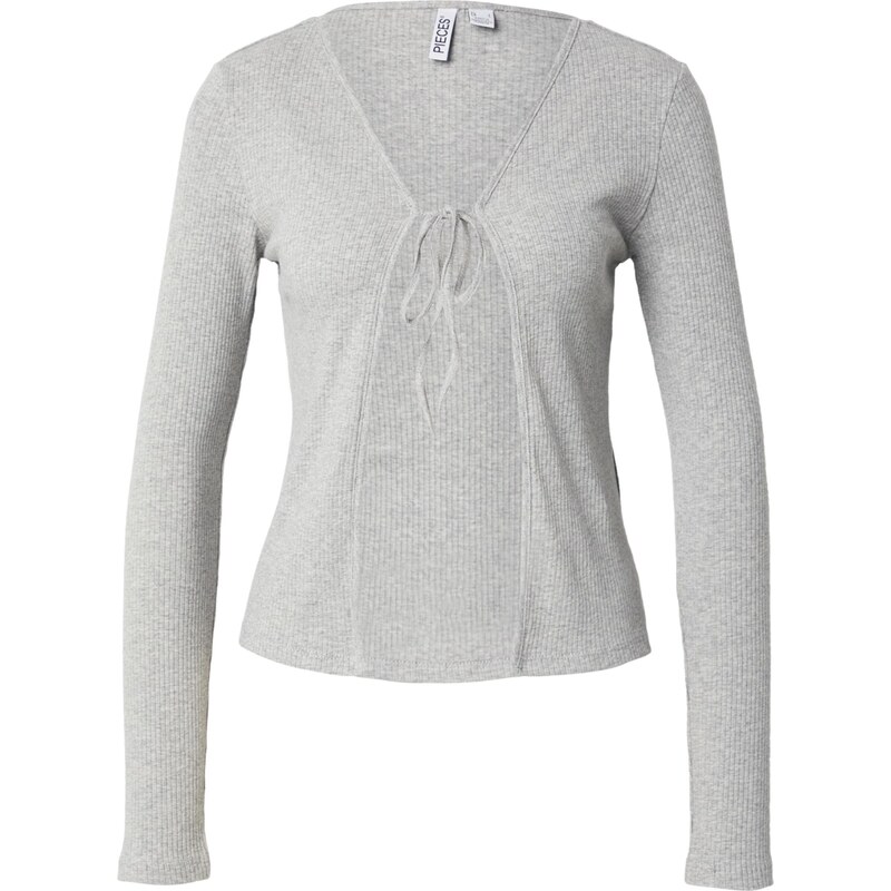 PIECES Kardigán PCKitte sivá melírovaná 66622694