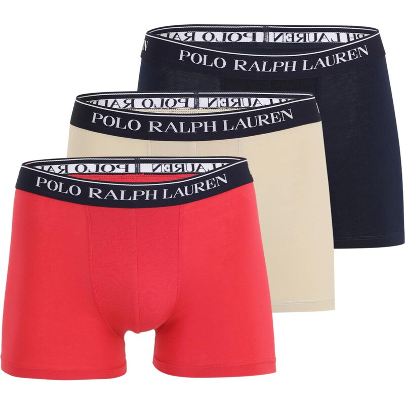 Polo Ralph Lauren Boxerky CLSSIC béžová / námornícka modrá / červená / 66622698