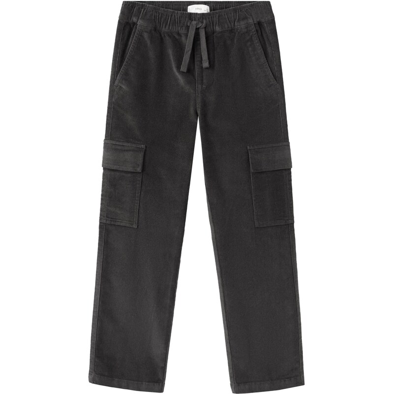 MANGO KIDS Nohavice LUKE antracitová 66622718