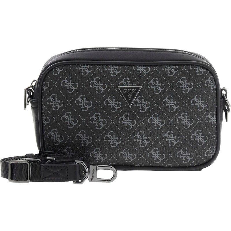 GUESS Taška cez rameno Milano sivá / čierna 66622734