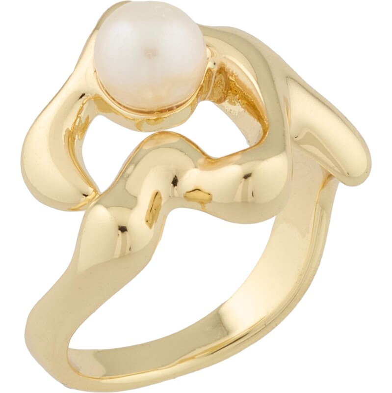 & Other Stories Prsteň zlatá / perlovo biela 66622772