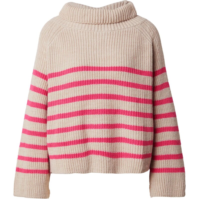 miss goodlife Sveter piesková / ružová 66622868