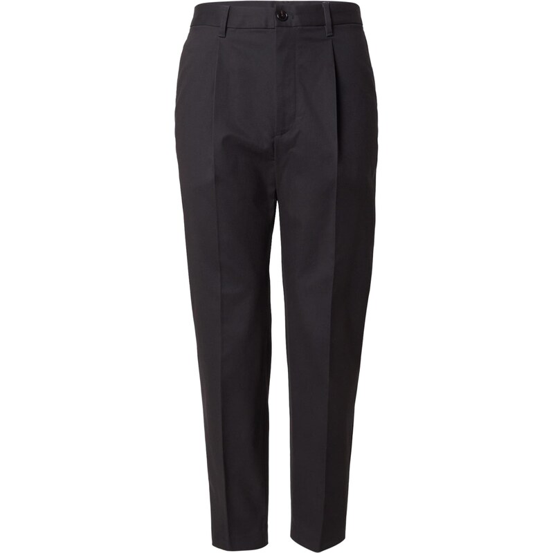 Calvin Klein Nohavice s pukmi čierna 66622888