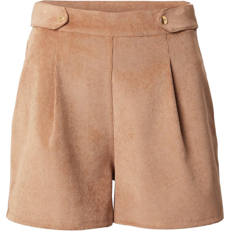 ABOUT YOU Plisované nohavice Hedda tmavobéžová 66622951