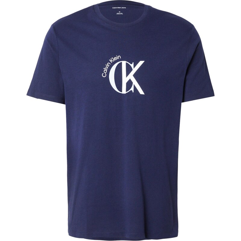 Calvin Klein Jeans Tričko námornícka modrá / biela 66622906