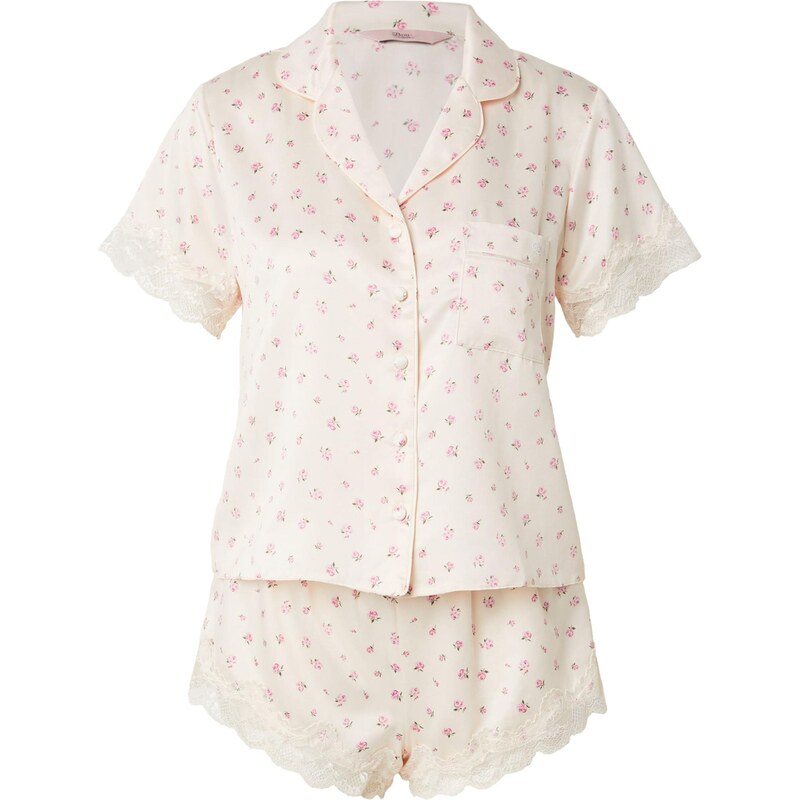 Boux Avenue Kraťasy AMELIA slonová kosť / olivová / ružová 66622948