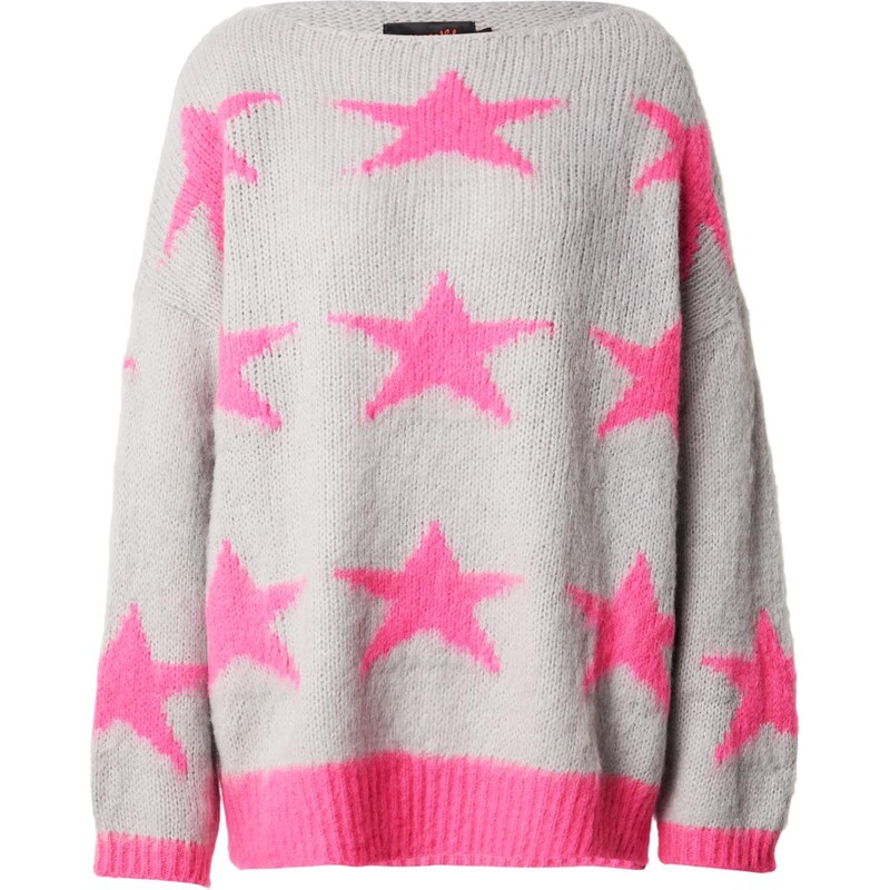 miss goodlife Sveter Stars sivá / ružová 66622966