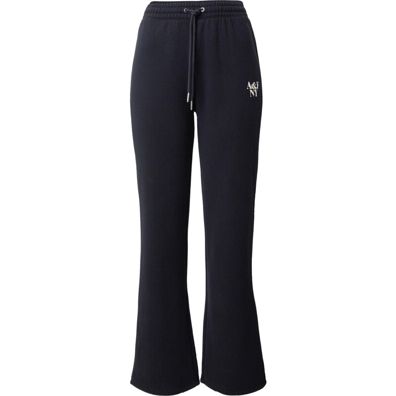 Abercrombie & Fitch Nohavice čierna / biela 66622977