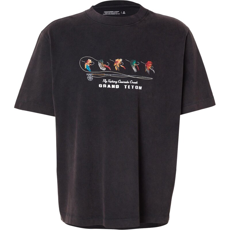 Abercrombie & Fitch Tričko COUNTRYSIDE zelená / červená / čierna / 66622990