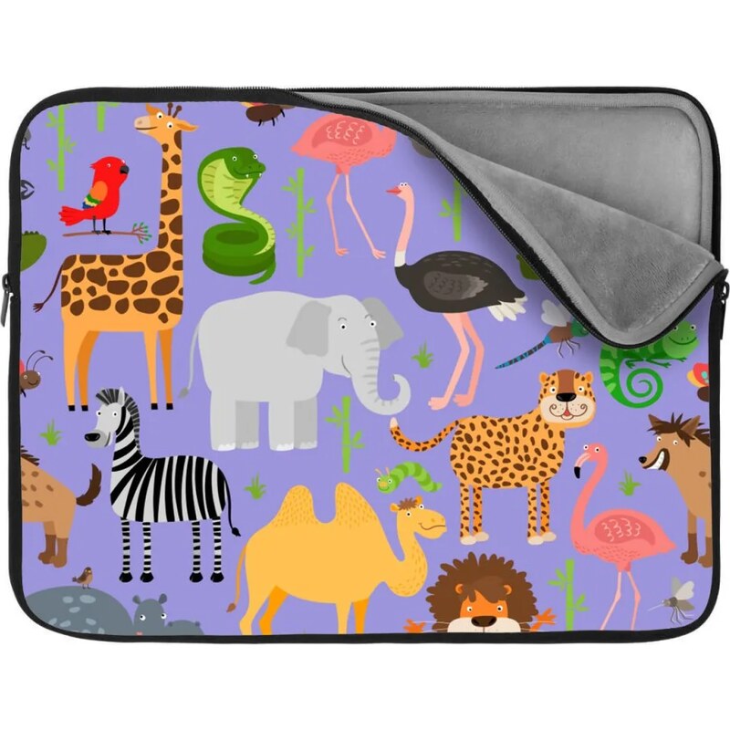 Sablio Obal na notebook Animované safari 65426862