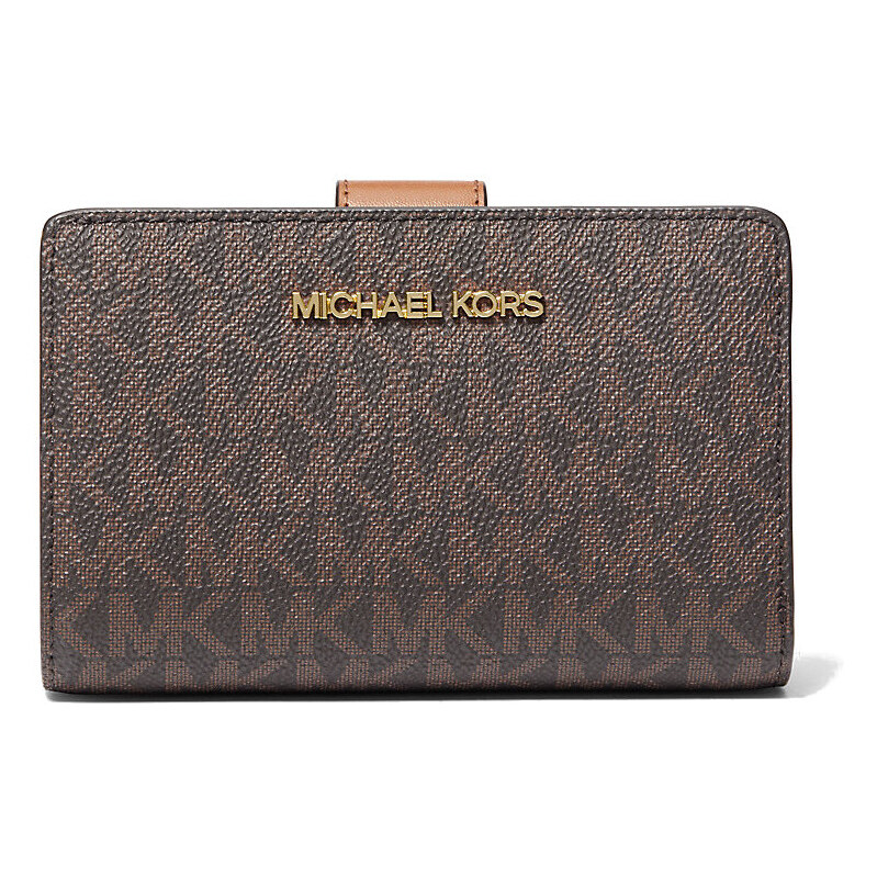 Michael Kors Peněženka Medium Signature Logo Wallet Brown 66637692