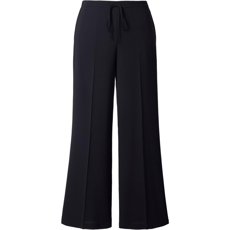 Ulla Popken Nohavice s pukmi čierna 66637593