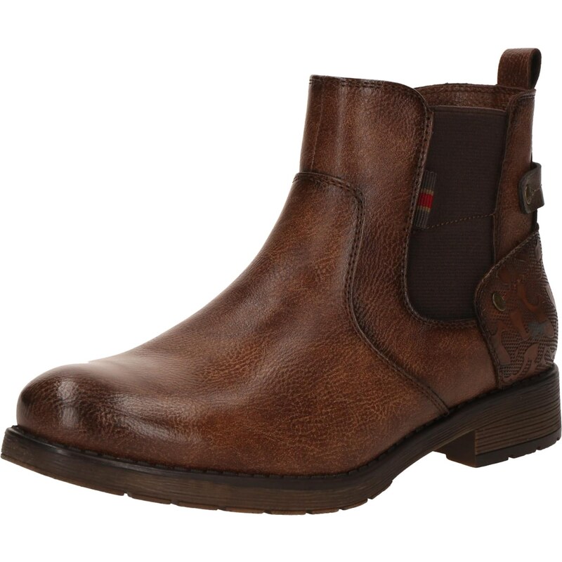 MUSTANG Členkové čižmy Elfi tmavohnedá 66637622