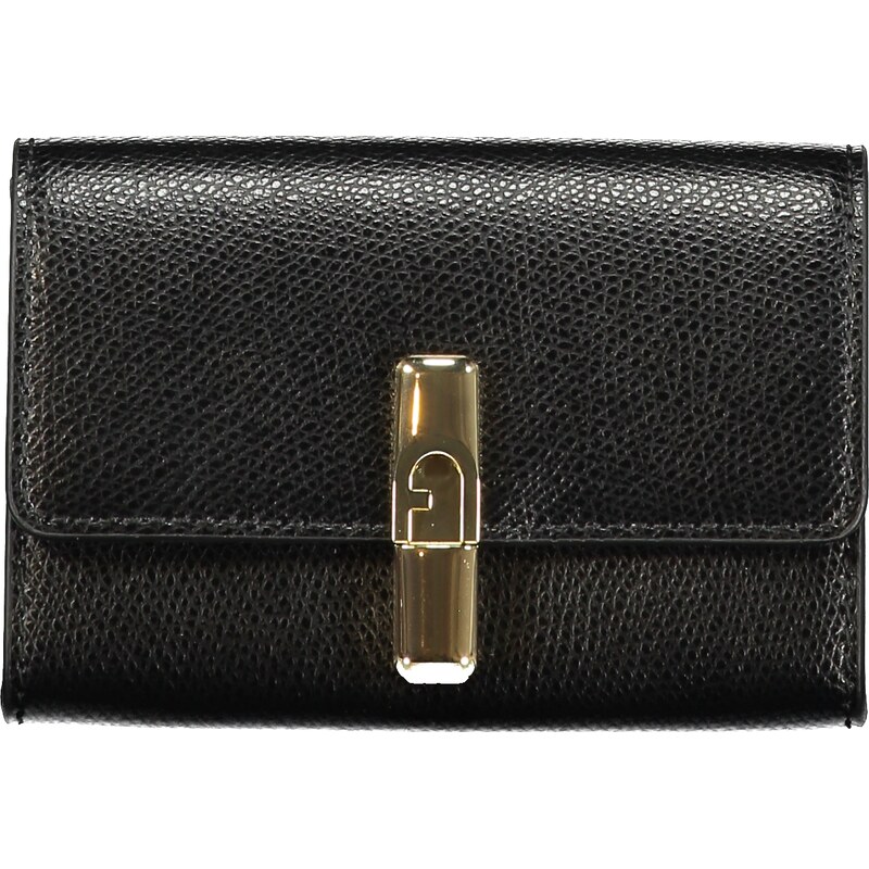 Luxusná Dámska Kožená Peňaženka FURLA Iride 12x8x2 cm Čierna 66711738