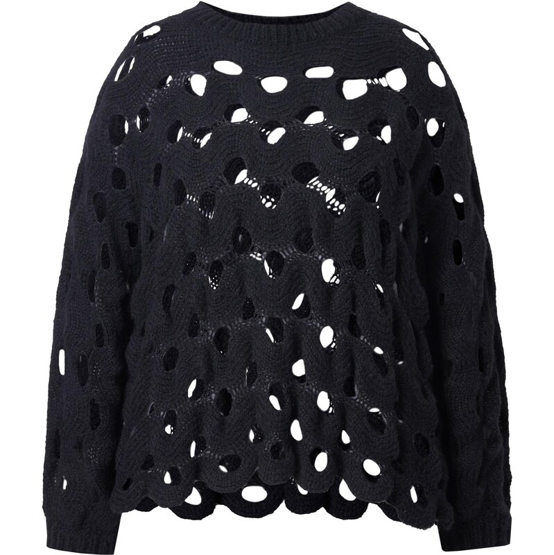 Ulla Popken Sveter čierna 66637641