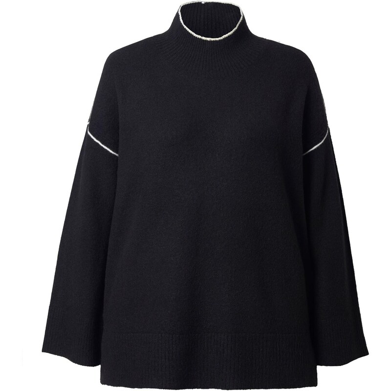 Ulla Popken Sveter čierna / biela 66637642