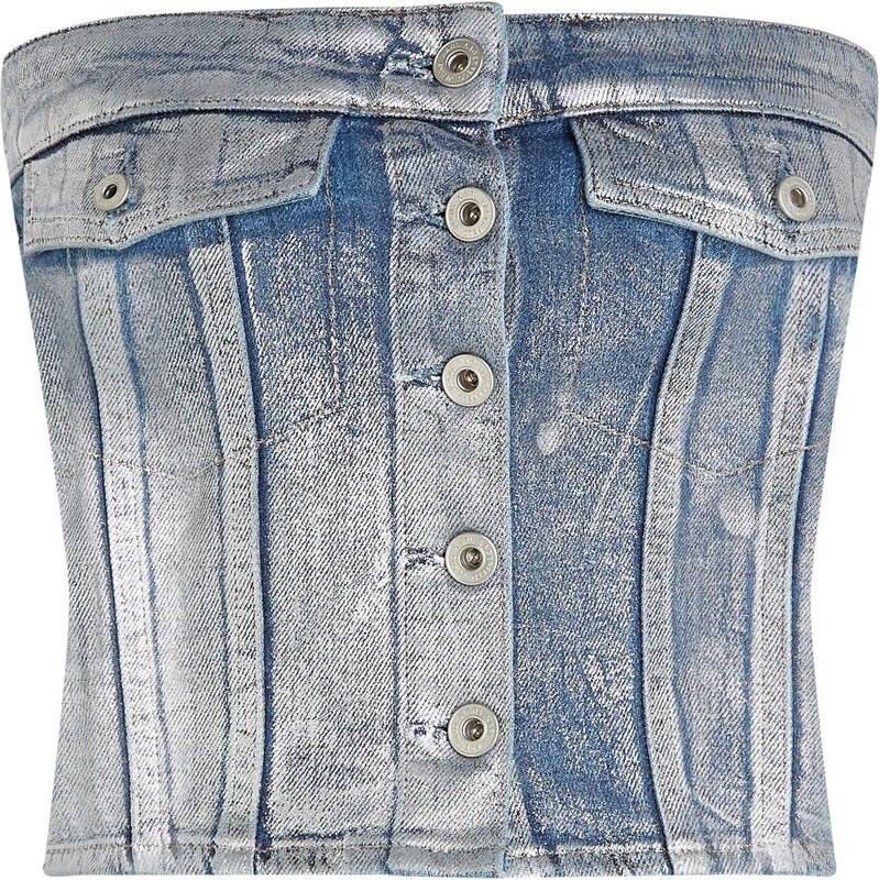 KARL LAGERFELD JEANS Top modrá denim 66637646