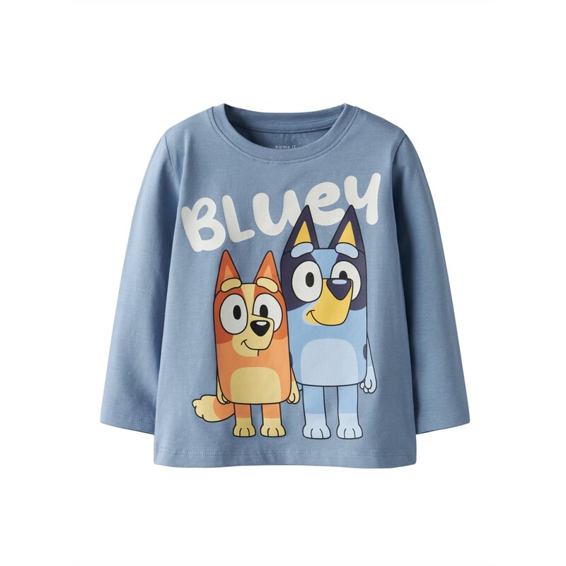 NAME IT Tričko svetlomodrá / oranžová / čierna / biela 66637653