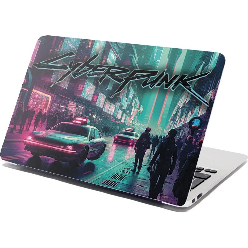 Sablio Samolepka na notebook Cyberpunk 2077 Mesto 65112608