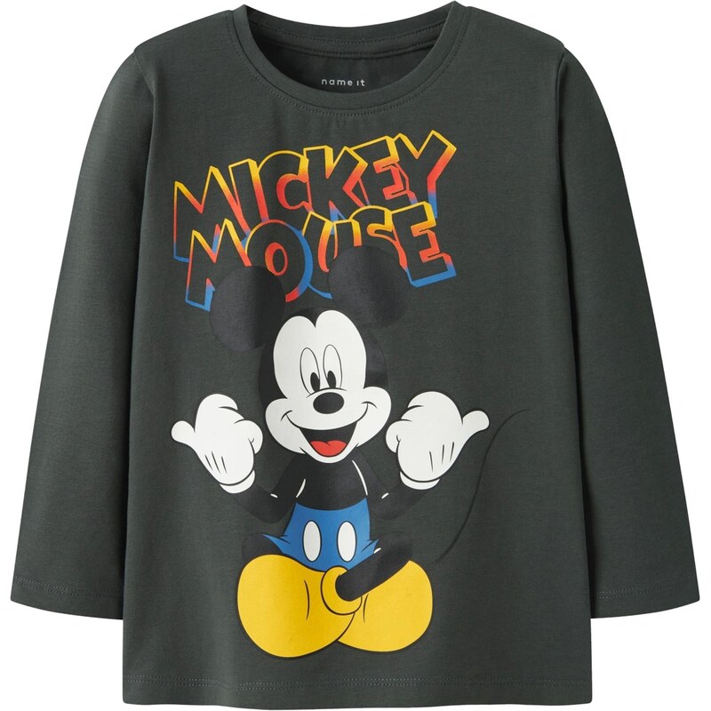 NAME IT Tričko NMMDAZE MICKEY žltá / antracitová / čierna / biela 66637658