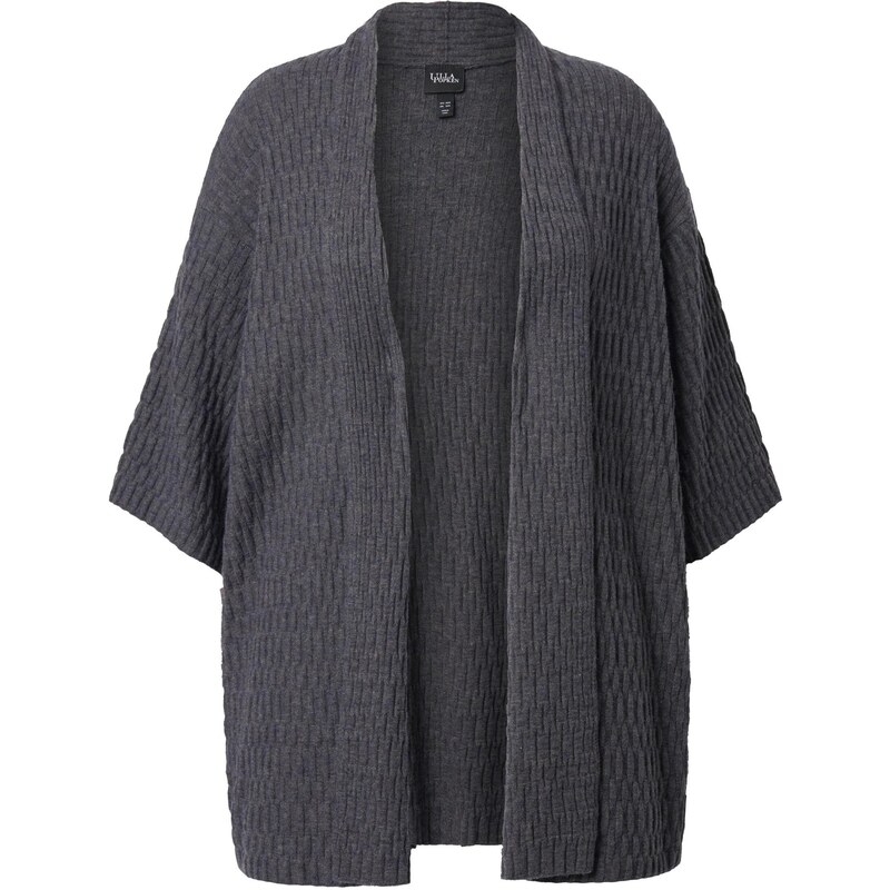 Ulla Popken Kardigán sivá melírovaná 66637661