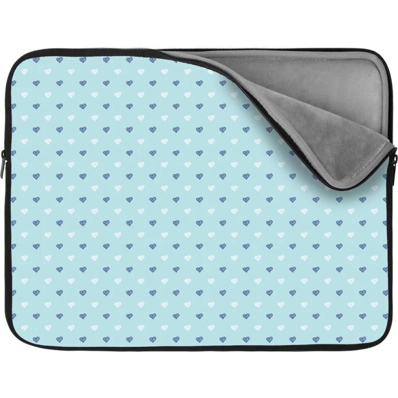 Sablio Obal na notebook Srdce na modrej 65426949