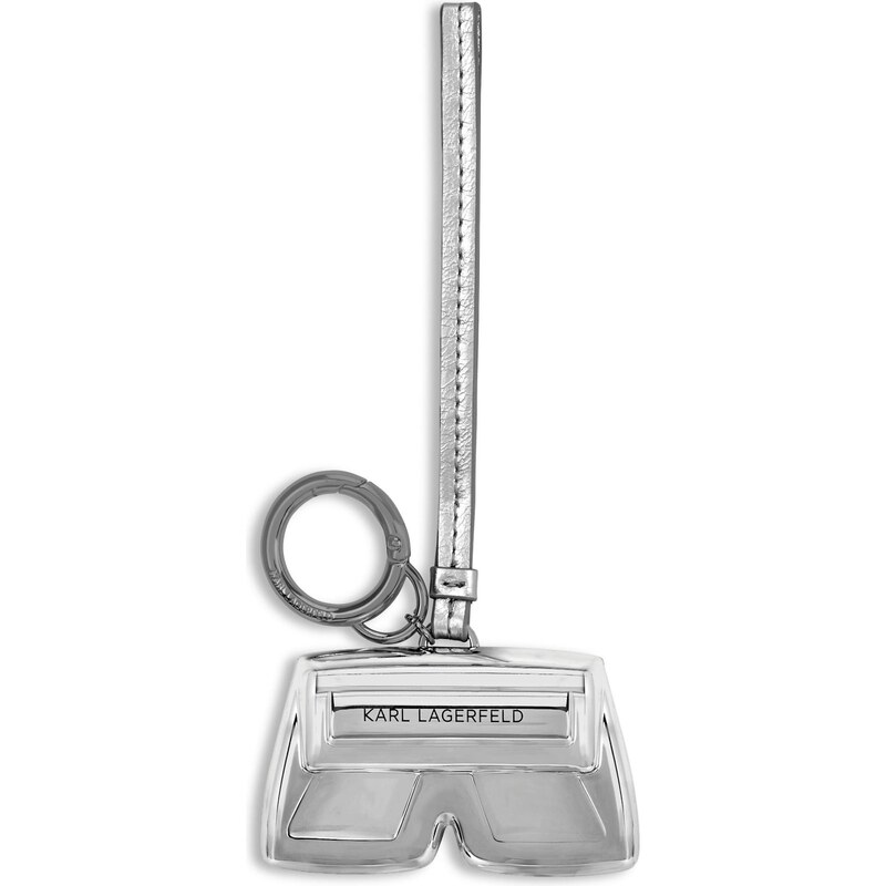 Karl Lagerfeld Prívesky na kľúče Ikon čierna / strieborná 66637675