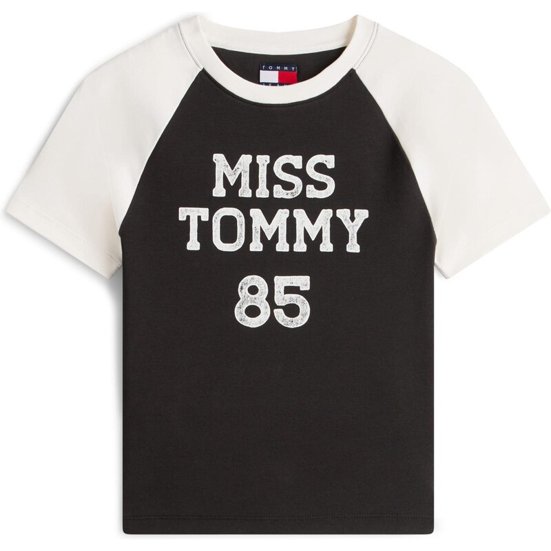 Tommy Jeans Tričko čierna / biela 66637766