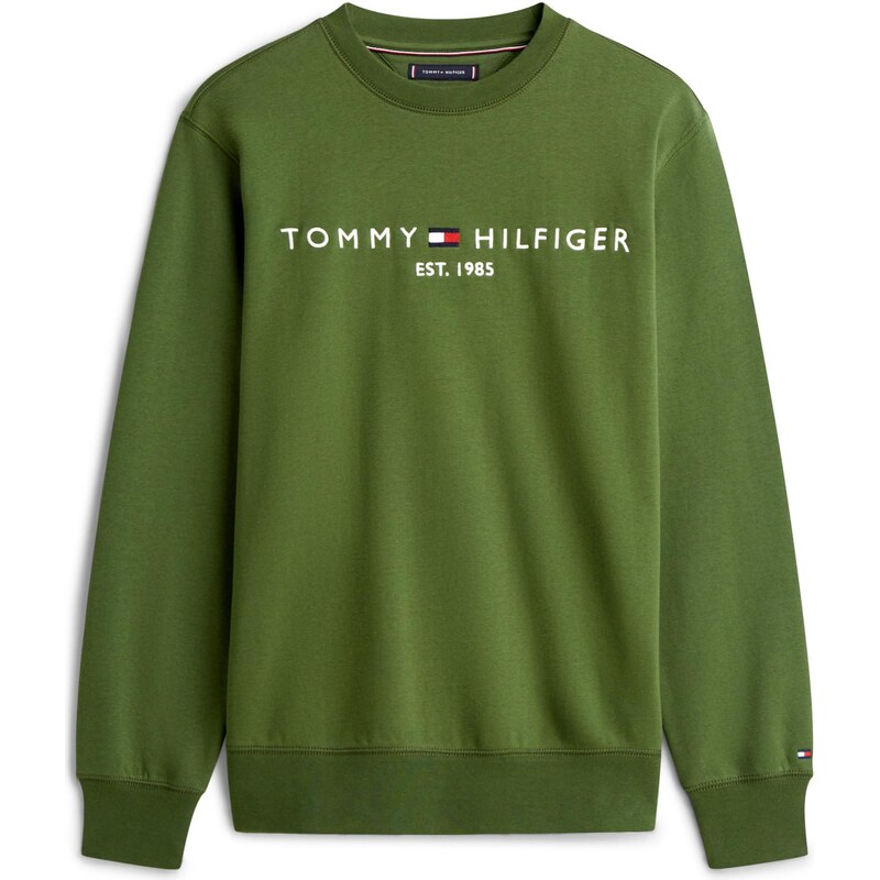 TOMMY HILFIGER Mikina zelená / biela 66637791