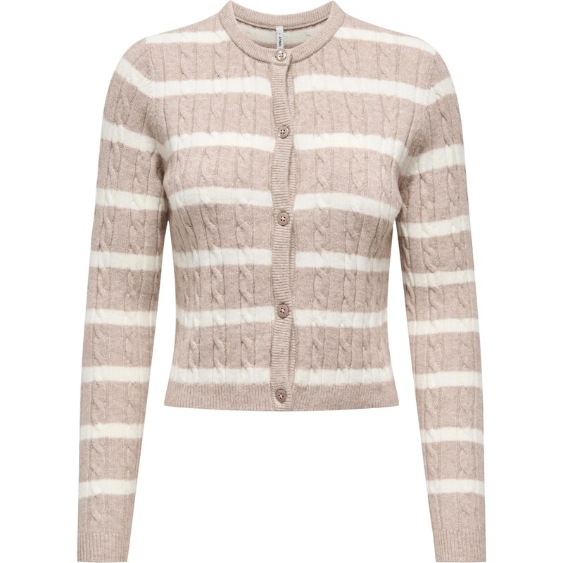 ONLY Kardigán ONLKATIA kapučíno / biela 66637822