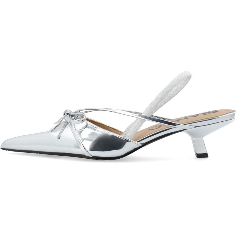 Bianco Lodičky s otvorenou pätou Kristin strieborná 66637851
