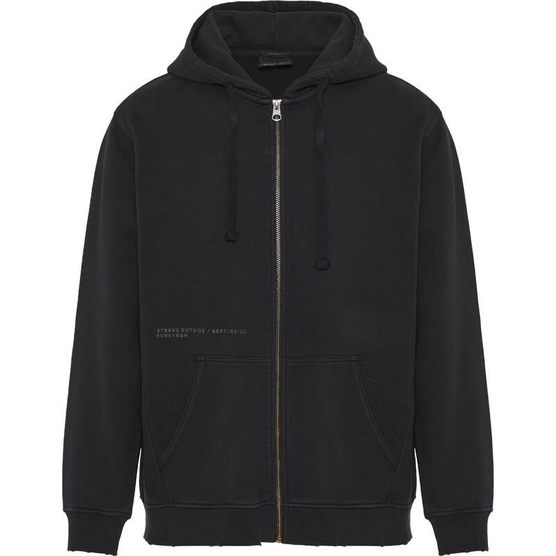 Funky Buddha Tepláková bunda antracitová 66637866